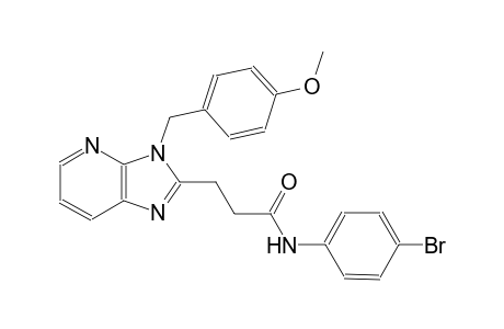3H-imidazo[4,5-b]pyridine-2-propanamide, N-(4-bromophenyl)-3-[(4-methoxyphenyl)methyl]-