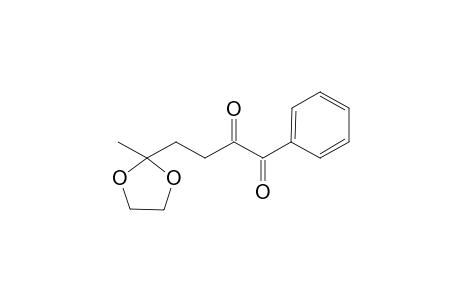 4-(2-Methyl-1,3-dioxolan-2-yl)-1-phenylbutane-1,2-dione