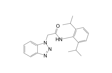 2-(1-benzotriazolyl)-N-[2,6-di(propan-2-yl)phenyl]acetamide