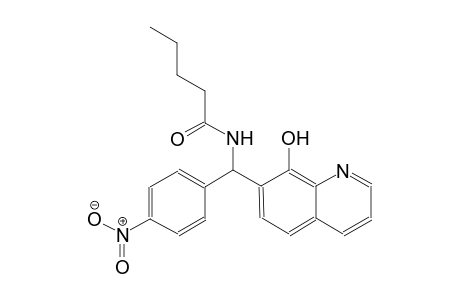 pentanamide, N-[(8-hydroxy-7-quinolinyl)(4-nitrophenyl)methyl]-