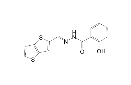 2-Hydroxybenzoic acid, (thieno[3,2-b]thiophen-2-ylmethylene)hydrazide