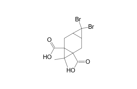 (1a,3b,5b,7a)-4,4-dibromo-8,8-dimethyltricyclo[5.1.0.03,5]octane-1,7-dicarboxylic acid