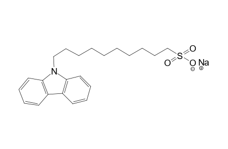 carbazole-9-decanesulfonic acid, sodium salt
