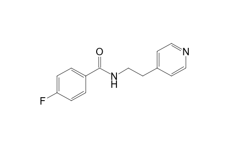 4-Fluoro-N-[2-(pyridin-4-yl)ethyl]benzamide