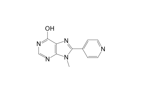9-methyl-8-(4-pyridyl)hypoxanthine