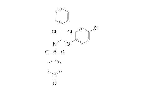 4-CHLORO-N-[2,2-DICHLORO-1-(4-CHLOROPHENOXY)-2-PHENYLETHYL]-BENZENESULFONAMIDE