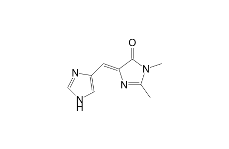 1,2-Dimethyl-4-[(imidazol-4yl)methylene]imidazol-5-one