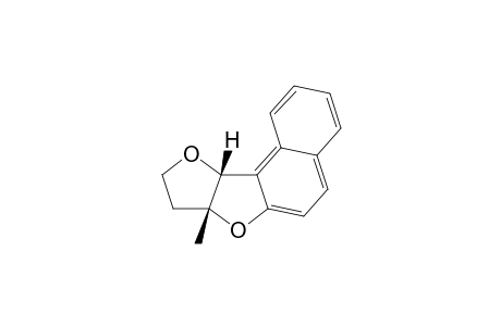 (+-)-(7aR,10aR)-7a-Methyl-7a,8,9,10a-tetrahydrofuro[3,2-b]naphtho[1,2-d]furan