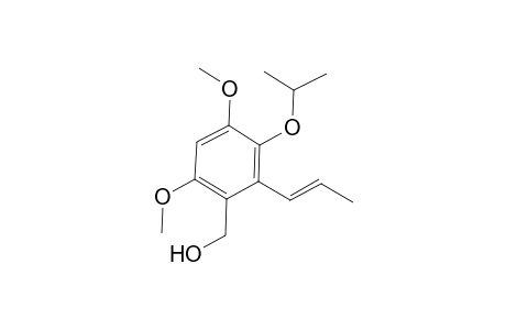 [3-isopropoxy-4,6-dimethoxy-2-[(E)-prop-1-enyl]phenyl]methanol