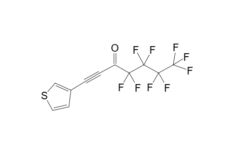 4,4,5,5,6,6,7,7,7-Nonafluoro-1-thiophen-3-yl-hept-1-yn-3-one