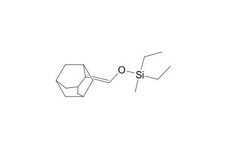 Silane, diethylmethyl(tricyclo[3.3.1.13,7]decylidenemethoxy)-
