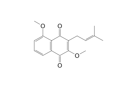 2,5-Dimethoxy-3-(3-methylbut-2-enyl)naphthalene-1,4-dione