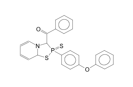 4H-PYRIDO[2,1-D][1,4,2]THIAZAPHOSPHOLE-3-BENZOYL-2-(4-PHENOXYPHENYL)-2-SULPHIDE