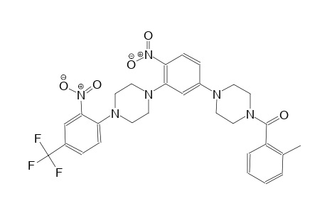 1-(2-methylbenzoyl)-4-(4-nitro-3-{4-[2-nitro-4-(trifluoromethyl)phenyl]-1-piperazinyl}phenyl)piperazine
