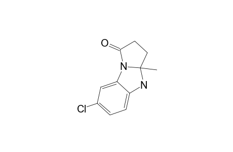 7-CHLORO-3A-METHYL-2,3,3A,4-TETRAHYDRO-1H-PYRROLO-[1,2-A]-BENZIMIDAZOL-1-ONE