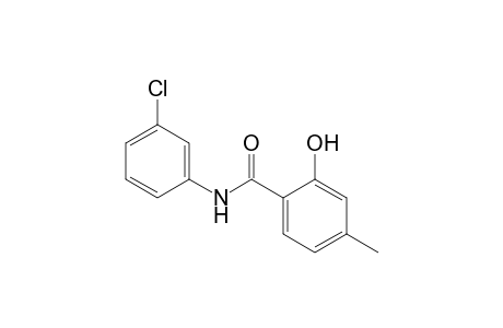 N-(3-Chlorophenyl)-4-methylsalicylamide