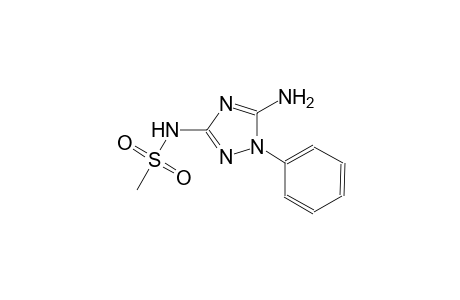 N-(5-amino-1-phenyl-1H-1,2,4-triazol-3-yl)methanesulfonamide