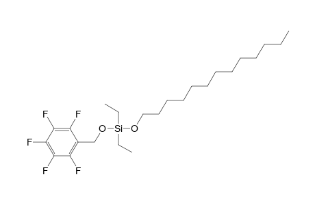 Silane, diethyl(pentafluorobenzyloxy)tridecyloxy-