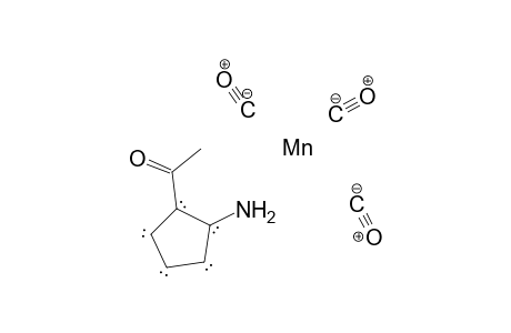 Ethanone, 1-(2-amino-1,3-cyclopentadien-1-yl)-, manganese tricarbonyl-