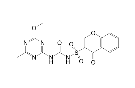 3-[2'-(4"-Methoxy-6"-methyl-1",3",5"-triazinyl)]-1-(4"-oxo-4H-1"-benzopyran-3"-sulfonyl)urea