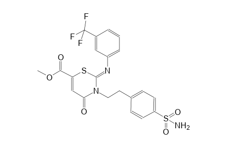 2H-1,3-thiazine-6-carboxylic acid, 3-[2-[4-(aminosulfonyl)phenyl]ethyl]-3,4-dihydro-4-oxo-2-[[3-