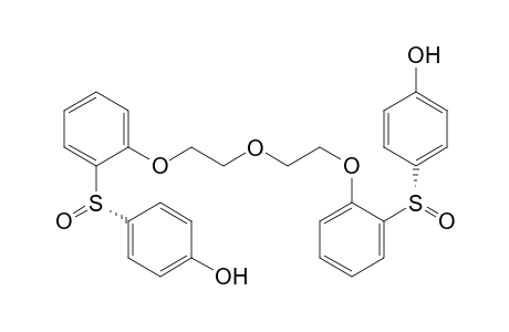 Phenol, 4,4'-[oxybis(2,1-ethanediyloxy-2,1-phenylenesulfinyl)]bis-, [S-(R*,R*)]-