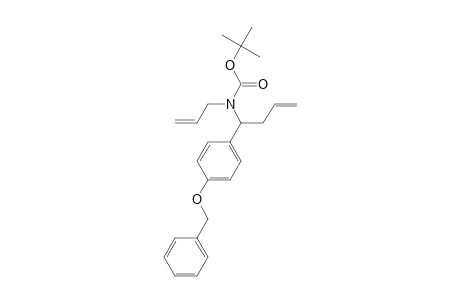 Tert-Butyl Allyl[1-(4-benzyloxyphenyl)but-3-enyl]carbamate