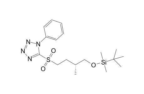 (3R)-5-[4-(tert-Butyldimethylsilyloxy)-3-methylbutane-1-sulfonyl]-1-phenyl-1H-tetrazole