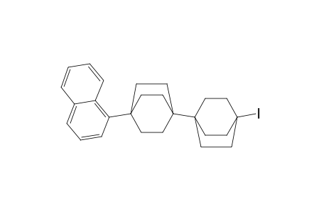 1,1'-Bibicyclo[2.2.2]octane, 4-iodo-4'-(1-naphthalenyl)-