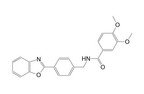 N-[4-(1,3-benzoxazol-2-yl)benzyl]-3,4-dimethoxybenzamide