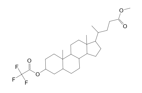5.beta.-Cholan-24-oic acid, 3.alpha.-hydroxy-, methyl ester, trifluoroacetate
