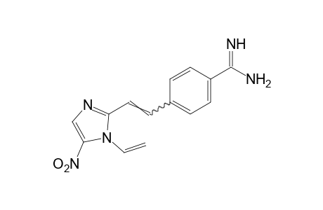 p-[2-(5-nitro-1-vinylimidazol-2-yl)vinyl]benzamidine