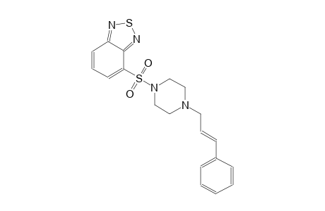 4-({4-[(2E)-3-phenyl-2-propenyl]-1-piperazinyl}sulfonyl)-2,1,3-benzothiadiazole