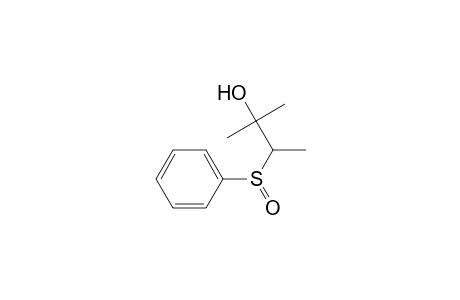 2-Butanol, 2-methyl-3-(phenylsulfinyl)-