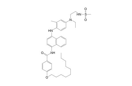 Benzamide, 4-(decyloxy)-N-[4-[[4-[ethyl[2-[(methylsulfonyl)amino]ethyl]amino]-2-methylphenyl]amino]-1-naphthalenyl]-