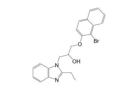 1H-benzimidazole-1-ethanol, alpha-[[(1-bromo-2-naphthalenyl)oxy]methyl]-2-ethyl-