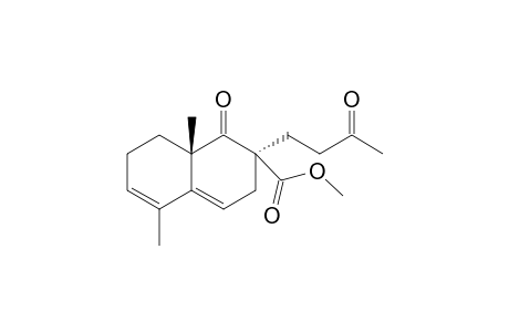 3,7,8,8a-Tetrahydro-2.beta.-methoxycarbonyl-5,8a.beta.-dimethyl-2.alpha.-(3-oxobutyl)-1(2H)-naphthalenone