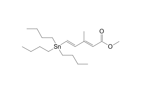 Methyl (2E,4E)-3-Methyl-5-(tri-n-butylstannyl)penta-2,4-dienoate
