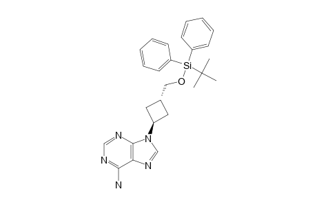 9-[3-ALPHA-([(TERT.-BUTYL)-DIPHENYLSILYLOXY]-METHYL)-CYCLOBUT-1-BETA-YL]-9H-PURIN-6-AMINE