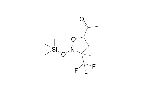 3-Methyl-5-acetyl-3-(trifluoromethyl)-2-(trimethylsilyloxy)isoxazolidine