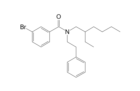 3-Bromobenzamide, N-(2-phenylethyl)-N-(2-ethylhexyl)-