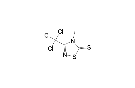 4-Methyl-3-(trichloromethyl)-1,2,4-thiadiazoline-5-thione