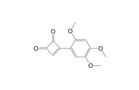 3-(2,4,5-trimethoxyphenyl)cyclobut-3-ene-1,2-dione