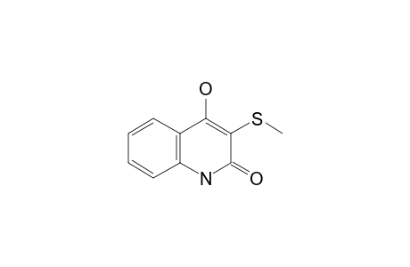 2-hydroxy-3-(methylthio)-4-quinolone