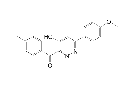 Methanone, [4-hydroxy-6-(4-methoxyphenyl)-3-pyridazinyl](4-methylphenyl)-