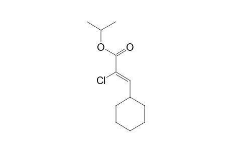 Isopropyl (Z)-2-chloro-3-cyclohexyl-acrylate