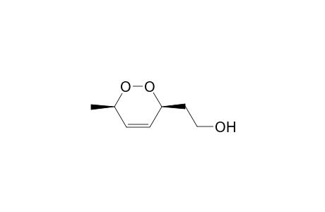(+-)-2-((3S,6R)-6-Methyl-3,6-dihydro-[1,2]dioxin-3-yl)-ethanol