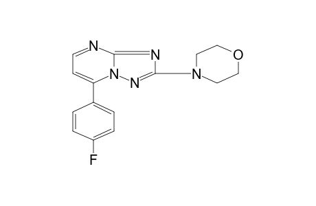 7-(p-FLUOROPHENYL)-2-MORPHOLINO-s-TRIAZOLO[1,5-a]PYRIMIDINE