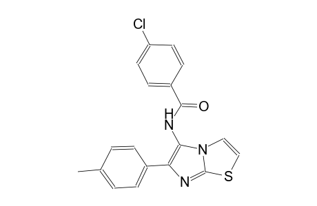 benzamide, 4-chloro-N-[6-(4-methylphenyl)imidazo[2,1-b]thiazol-5-yl]-