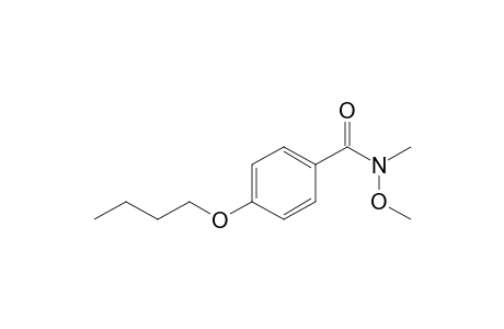 4-Butoxy-N-methoxy-N-methyl-benzamide